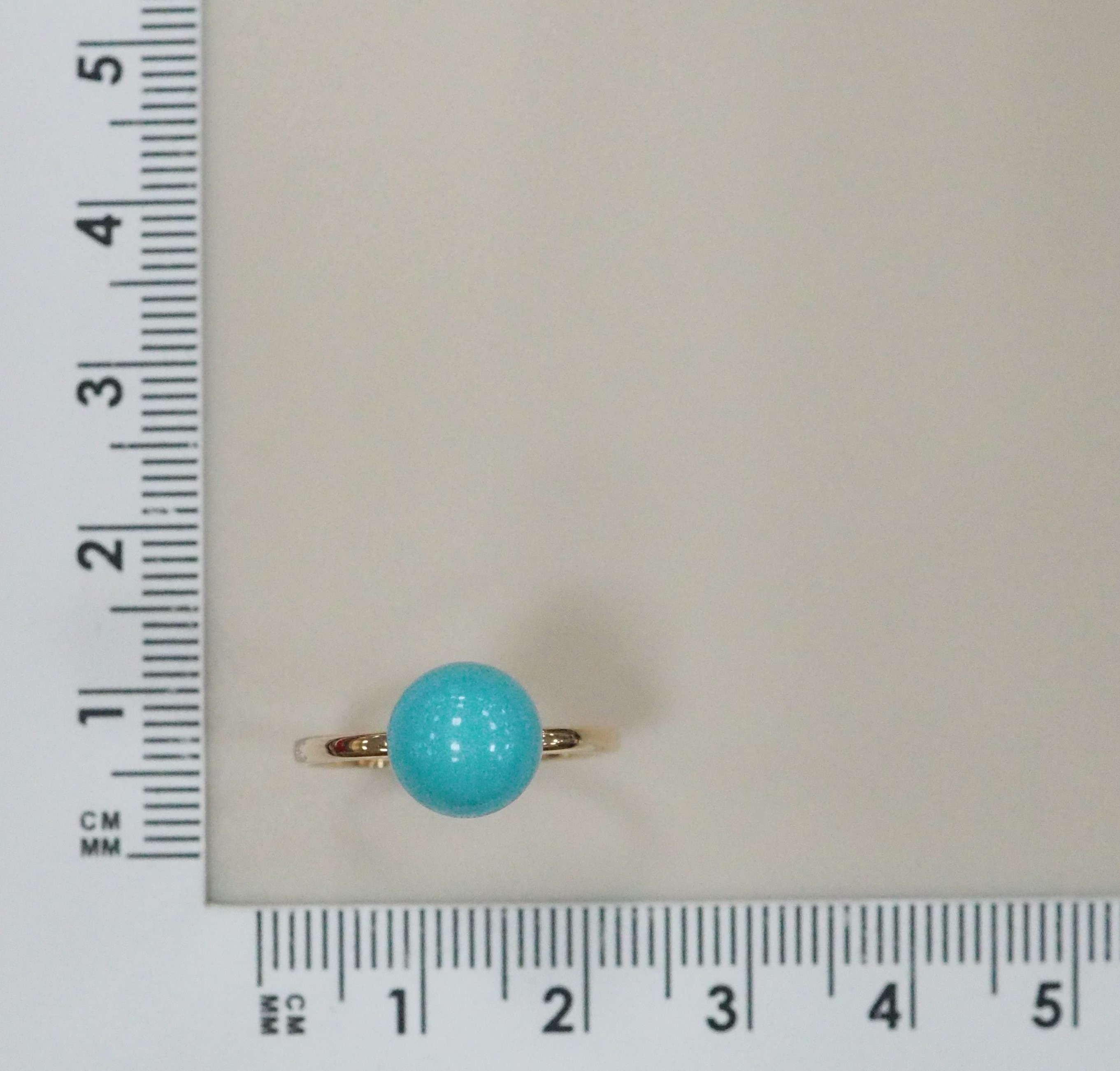 Кольцо из золота с бирюзой